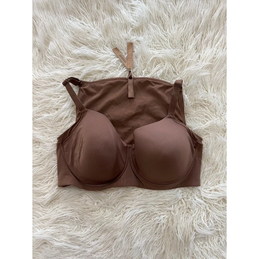 Skims Fits Everybody Back Smoothing Full Coverage Bra Jasper Size 44DDD - Picture 5 of 11